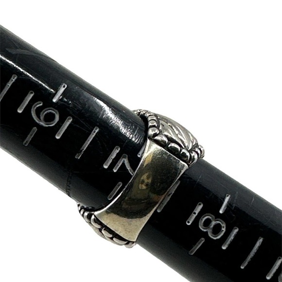 SIGNED CP CAROLYN POLLACK STERLING SILVER GREEN TURQUOISE SOUTHWESTERN RING - Picture 6 of 7